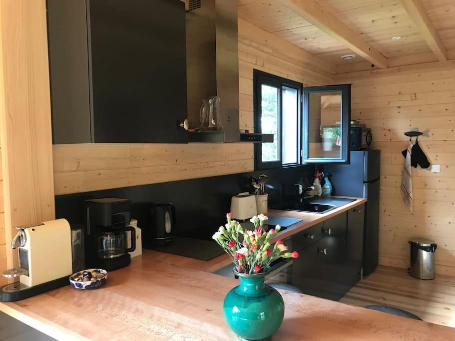 Maison De Bois En Pleine Nature A 20 Min De Beaune Montceau-et-Echarnant ภายนอก รูปภาพ