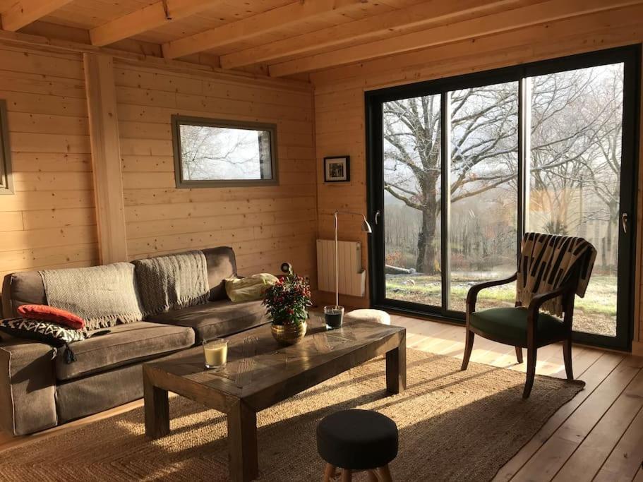 Maison De Bois En Pleine Nature A 20 Min De Beaune Montceau-et-Echarnant ภายนอก รูปภาพ