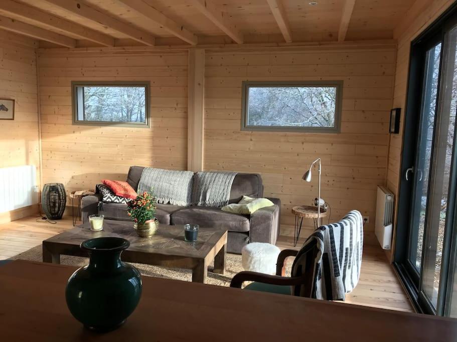 Maison De Bois En Pleine Nature A 20 Min De Beaune Montceau-et-Echarnant ภายนอก รูปภาพ