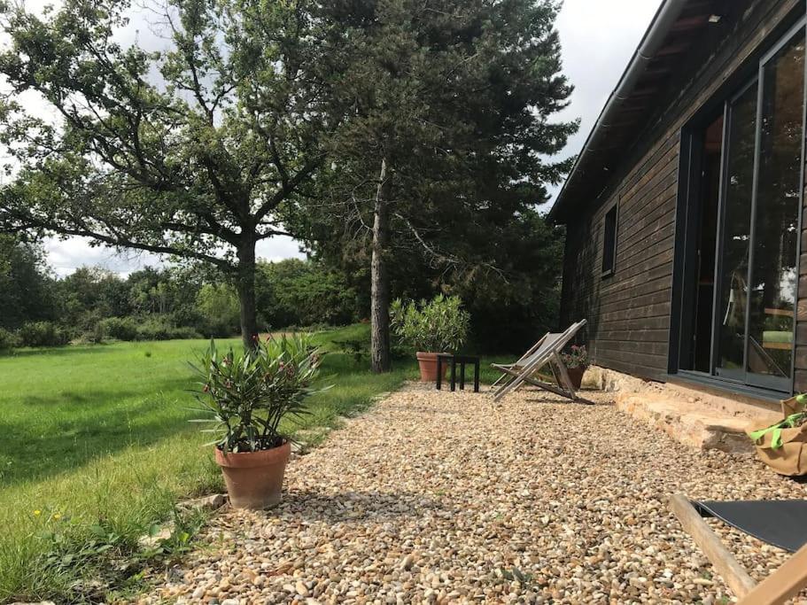 Maison De Bois En Pleine Nature A 20 Min De Beaune Montceau-et-Echarnant ภายนอก รูปภาพ